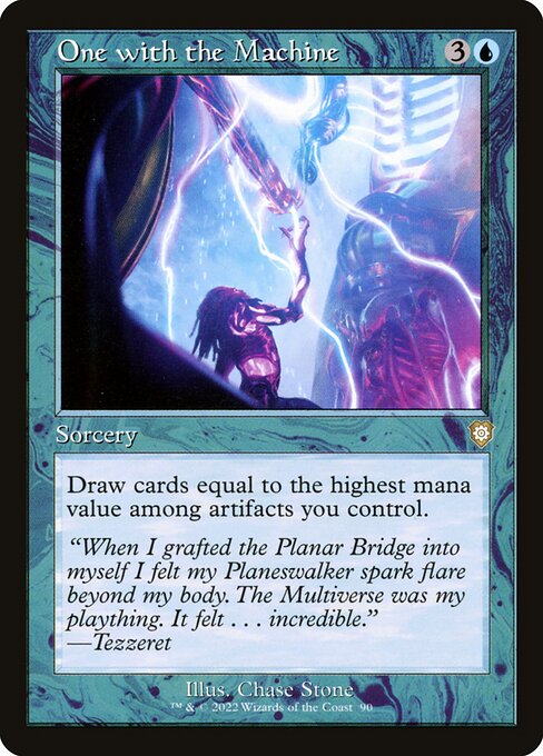 One with the Machine – Commander: The Brothers' War (BRC-90) Magic: The Gathering card Immagine principale del prodotto