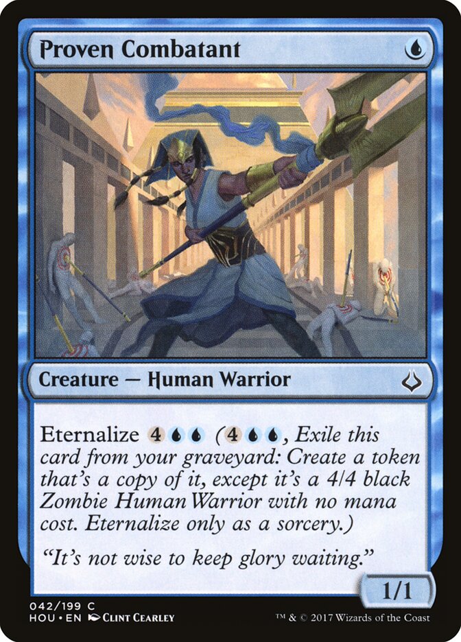 Proven Combatant - Hour of Devastation (Common) [HOU-42]