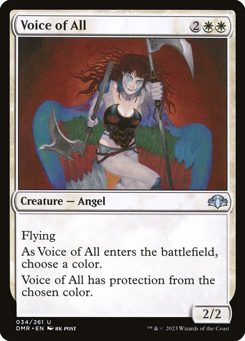 Voice of All – Dominaria Remastered (DMR-34) Magic: The Gathering card | LC-REM-20260804-15150943371596-d84b1c31-fb33-4f5c-b766-6ca8ad6e0976
