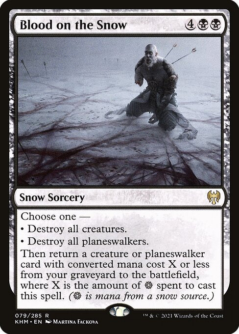 Blood on the Snow – Kaldheim (KHM-79) Magic: The Gathering card