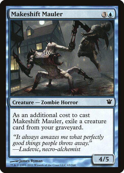 Makeshift Mauler – Innistrad (ISD-65) Magic: The Gathering card