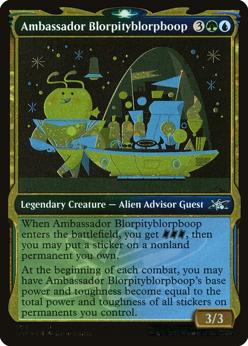 Ambassador Blorpityblorpboop – Unfinity (UNF-505) Magic: The Gathering card | LC-REM-20260804-15151553249612-d8862a56-028b-462a-b789-e01f1abacceb