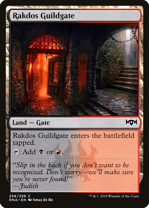 Rakdos Guildgate – Ravnica Allegiance (RNA-256) Magic: The Gathering card