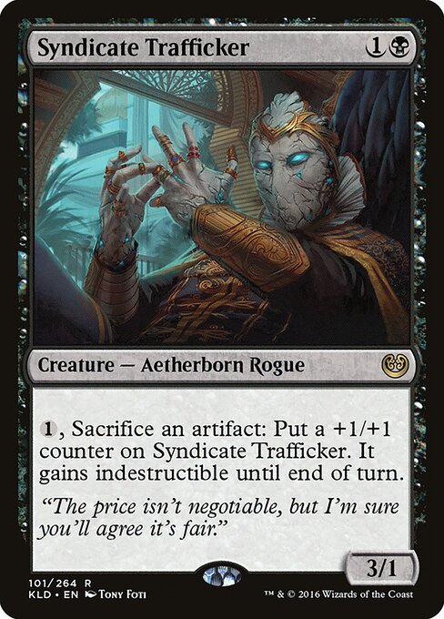 Syndicate Trafficker – Kaladesh (KLD-101) Magic: The Gathering card | LC-REM-20260804-15339676860748-d89427f0-08d5-49a1-9684-ebe8769430f6