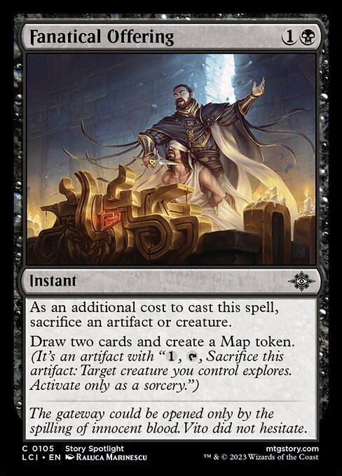 Fanatical Offering – The Lost Caverns of Ixalan (LCI-105) Magic: The Gathering card Hoofdafbeelding