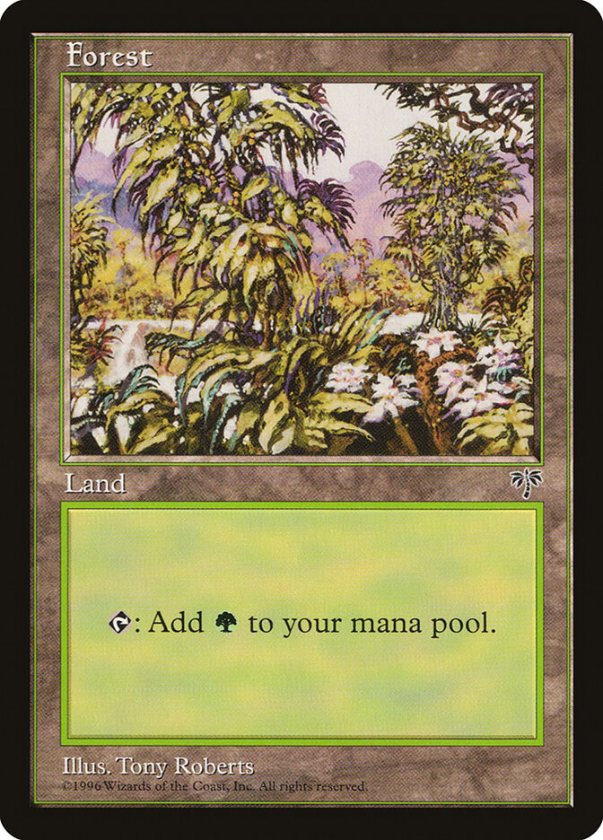 Magic-kaart Forest MIR-349 uit Mirage (Land) Immagine principale del prodotto