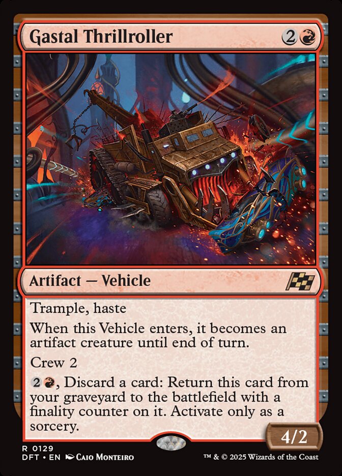 Magic-kaart Gastal Thrillroller DFT-129 uit Aetherdrift (Rare)