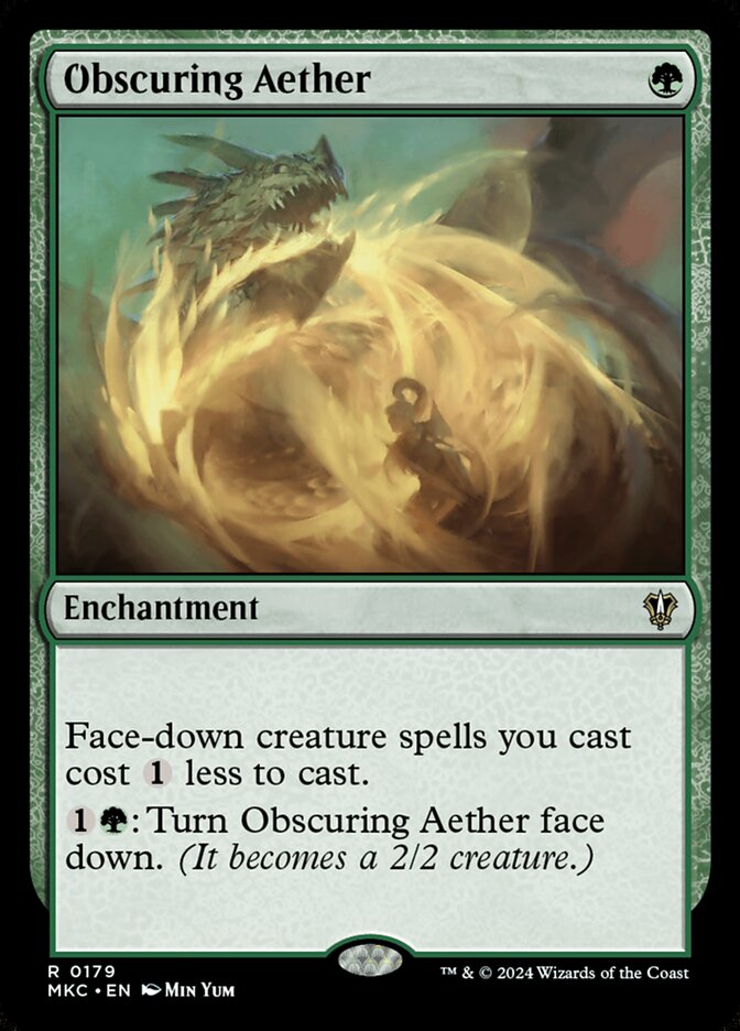 Magic-kaart Obscuring Aether MKC-179 uit Commander: Murders at Karlov Manor (Rare)