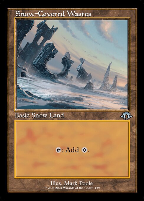 Snow-Covered Wastes – Modern Horizons 3 (MH3-439) Magic: The Gathering card | LC-REM-20260804-15151344812364-d8c0de06-7782-4d2b-93ba-ef42cd5f79b4 Immagine principale del prodotto