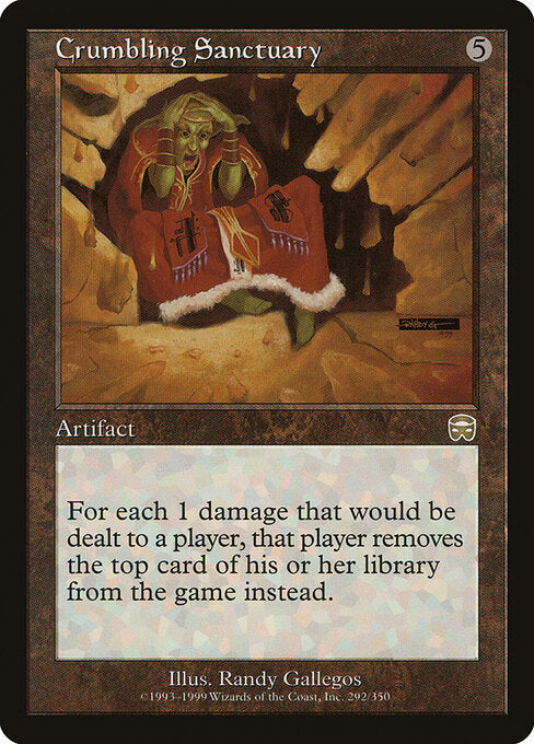 Crumbling Sanctuary – Mercadian Masques (MMQ-292) Magic: The Gathering card Imagen principal del producto