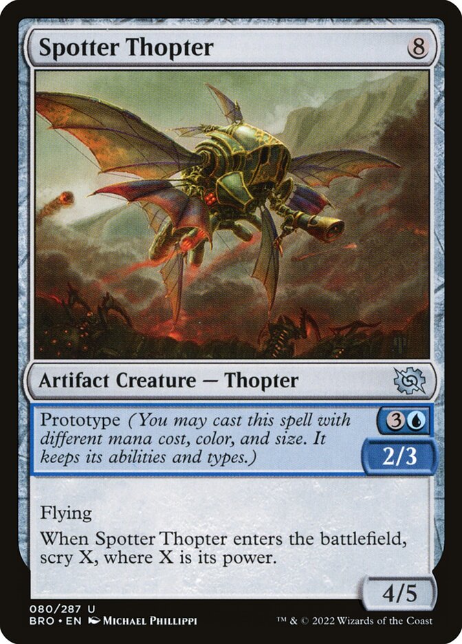 Spotter Thopter - The Brothers' War (Uncommon) [BRO-80]
