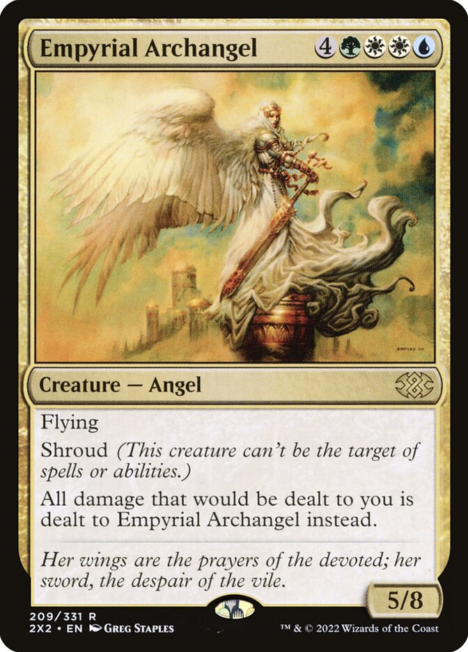 Empyrial Archangel - Double Masters 2022 (Rare) [2X2-209]