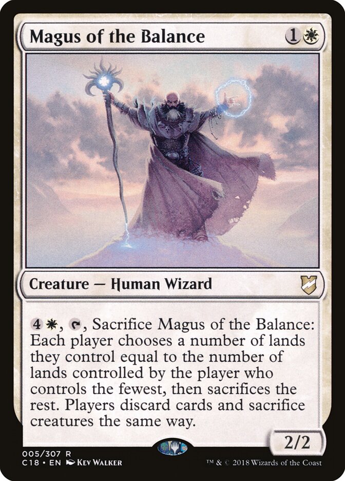 Magus of the Balance - Commander 2018 (Rare) [C18-5]