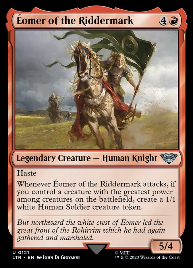 Éomer of the Riddermark - The Lord of the Rings: Tales of Middle-earth (Uncommon) [LTR-121]