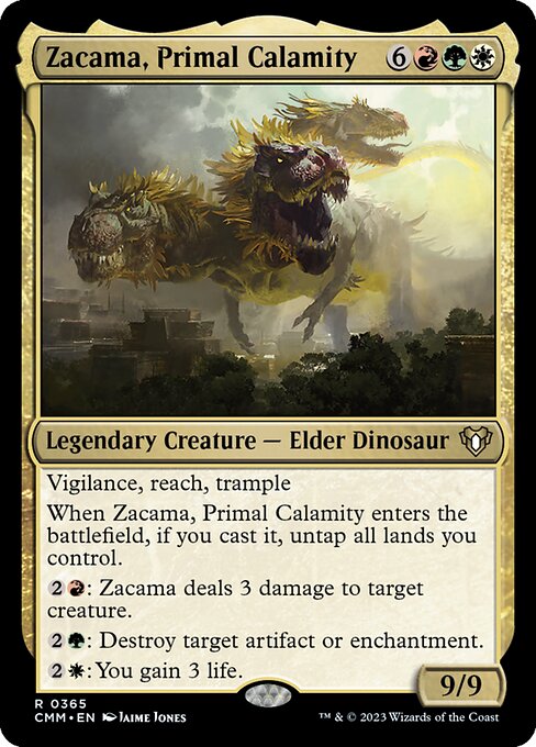 Zacama, Primal Calamity – Commander Masters (CMM-365) Magic: The Gathering card | LC-REM-20260804-15376409395532-d9224660-d547-4373-8493-42ffb364ee0b