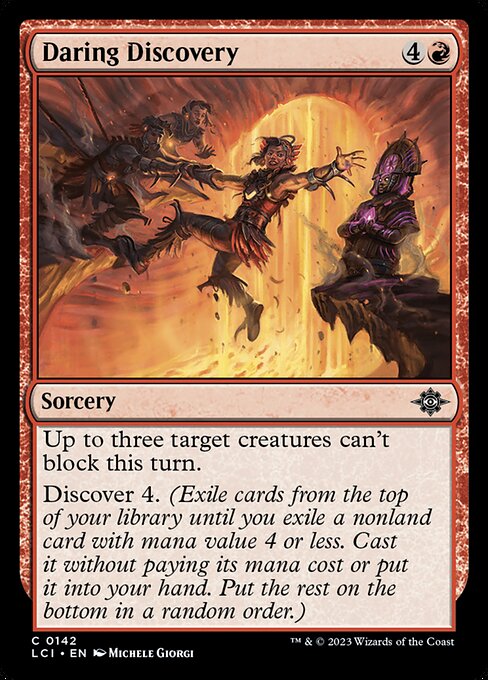 Daring Discovery – The Lost Caverns of Ixalan (LCI-142) Magic: The Gathering card