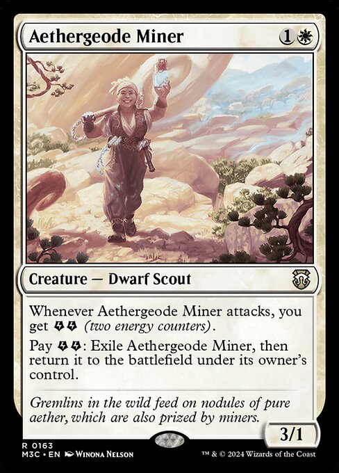 Aethergeode Miner – Modern Horizons 3 Commander (M3C-163) Magic: The Gathering card | LC-REM-20260804-15339502666060-d95db4ba-449f-416d-96cf-a07ec7dbc647