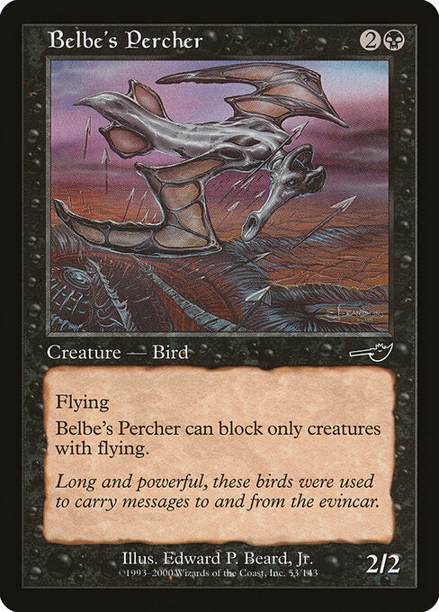 Belbe's Percher – Nemesis (NEM-53) Magic: The Gathering card Hauptbild