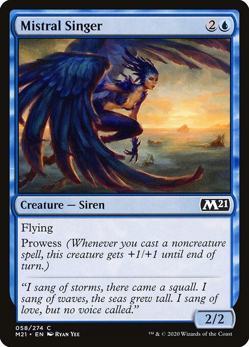 Mistral Singer – Core 2021 (M21-58) Magic: The Gathering card