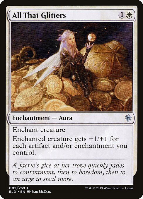 All That Glitters – Throne of Eldraine (ELD-2) Magic: The Gathering card Imagen principal del producto