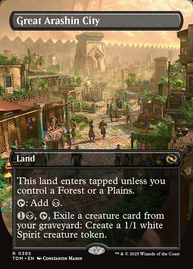 Magic-kaart Great Arashin City TDM-395 uit Tarkir: Dragonstorm (Rare)