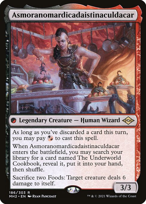 Asmoranomardicadaistinaculdacar – Modern Horizons 2 (MH2-186) Magic: The Gathering card