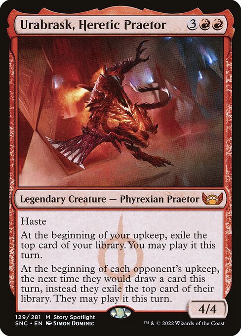 Urabrask, Heretic Praetor – Streets of New Capenna (SNC-129) Magic: The Gathering card | LC-REM-20260804-15383405920588-d9a4ec18-1da4-43c6-a79a-03fbd4aef3db
