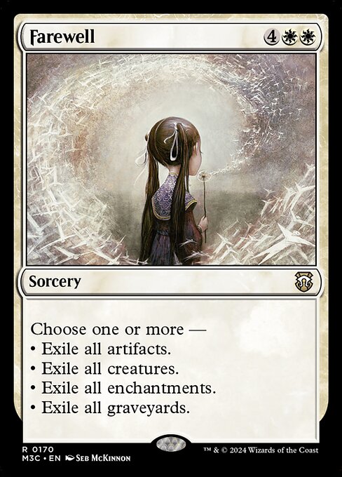 Farewell – Modern Horizons 3 Commander (M3C-170) Magic: The Gathering card | LC-REM-20260804-15339558469964-d9afeade-c7a0-4c88-93c8-112774860e51 Image principale du produit
