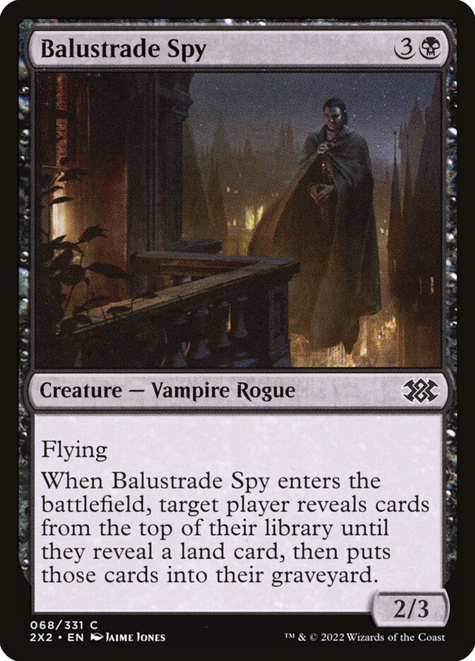 Balustrade Spy - Double Masters 2022 (Common) [2X2-68] Hoofdafbeelding