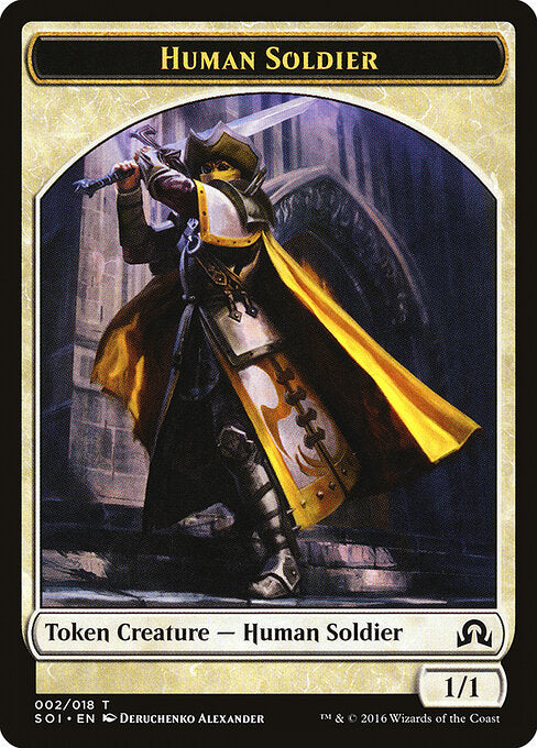 Human Soldier – Shadows over Innistrad Tokens (TSOI-2) Magic: The Gathering card | LC-REM-20260804-15151799533900-d9cbf36e-4044-4f08-9bae-f0dcb2455716
