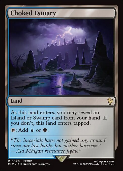 Choked Estuary – Final Fantasy Commander (FIC-379) Magic: The Gathering card | LC-REM-20260804-15339534909772-d9cf2b77-afb0-4c21-bc23-6942ec292035