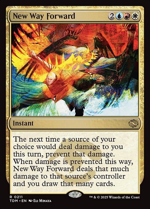 New Way Forward – Tarkir: Dragonstorm (TDM-211) Magic: The Gathering card
