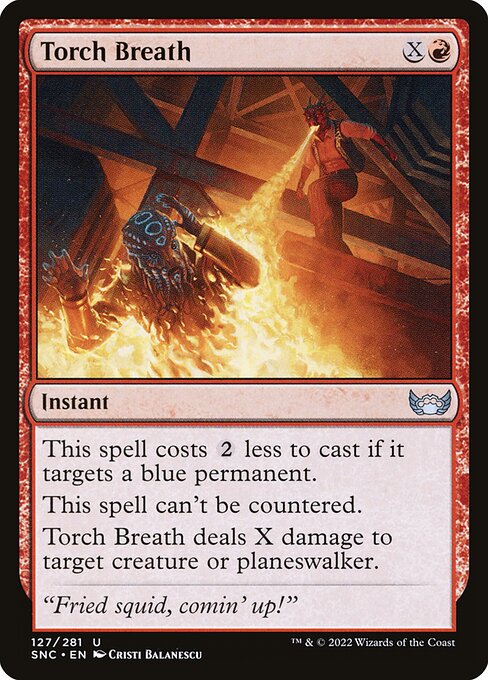 Torch Breath – Streets of New Capenna (SNC-127) Magic: The Gathering card | LC-REM-20260804-15150918926668-d9fbd4a8-c44c-42fc-b946-bdc7e20e1668
