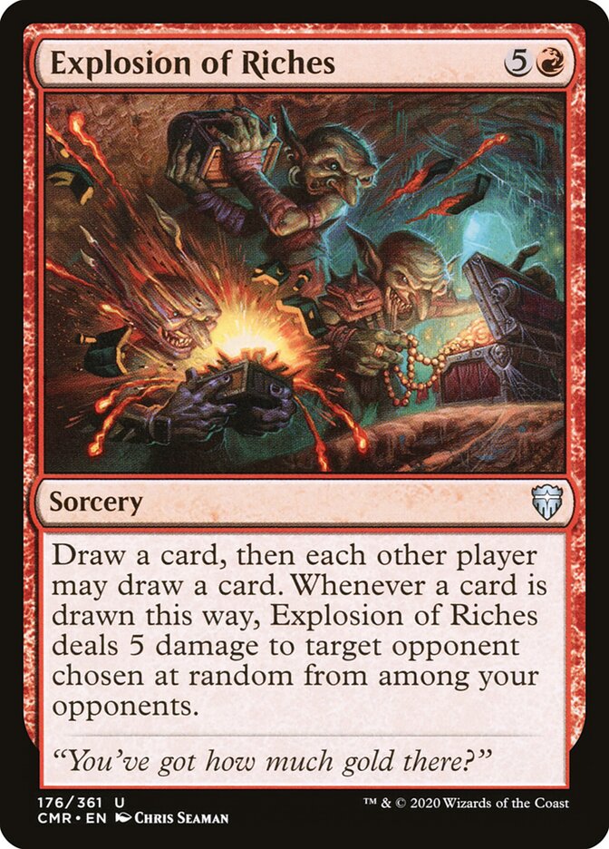Explosion of Riches - Commander Legends (Uncommon) [CMR-176]