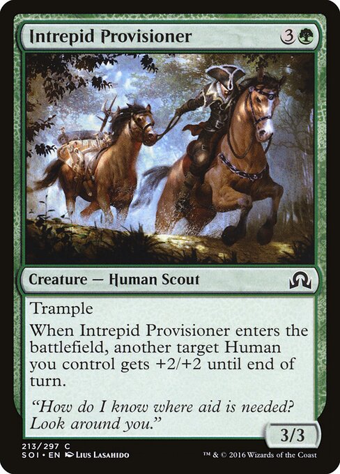 Intrepid Provisioner – Shadows over Innistrad (SOI-213) Magic: The Gathering card