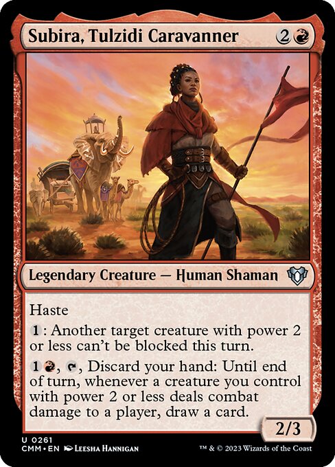 Subira, Tulzidi Caravanner – Commander Masters (CMM-261) Magic: The Gathering card