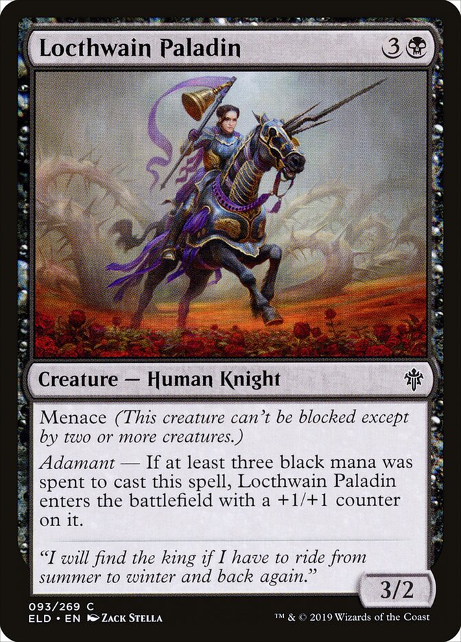 Locthwain Paladin - Throne of Eldraine (Common) [ELD-93] Imagen principal del producto