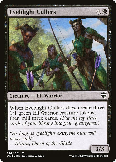Eyeblight Cullers – Commander Legends (CMR-124) Magic: The Gathering card