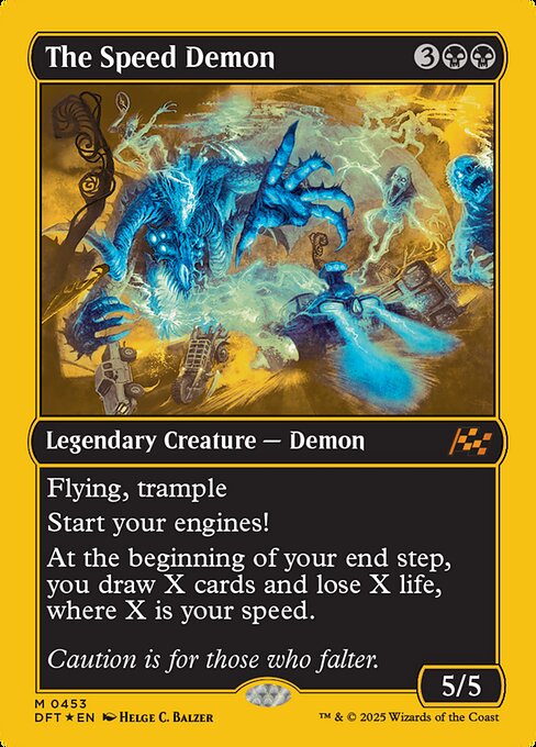 The Speed Demon – Aetherdrift (DFT-453) Magic: The Gathering card | LC-REM-20260804-15339682660684-da8a7c1f-9d05-4a4c-bdf2-cd9ee7ed18a5 Hauptbild
