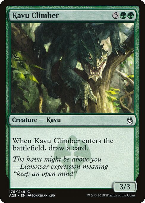 Kavu Climber – Masters 25 (A25-175) Magic: The Gathering card | LC-REM-20260804-15151522873676-da95f41d-ad5a-4861-94e2-a564dbf4f3c9