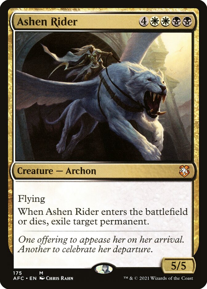 Magic-kaart Ashen Rider AFC-175 uit Commander: Adventures in the Forgotten Realms (Mythic) Hauptbild