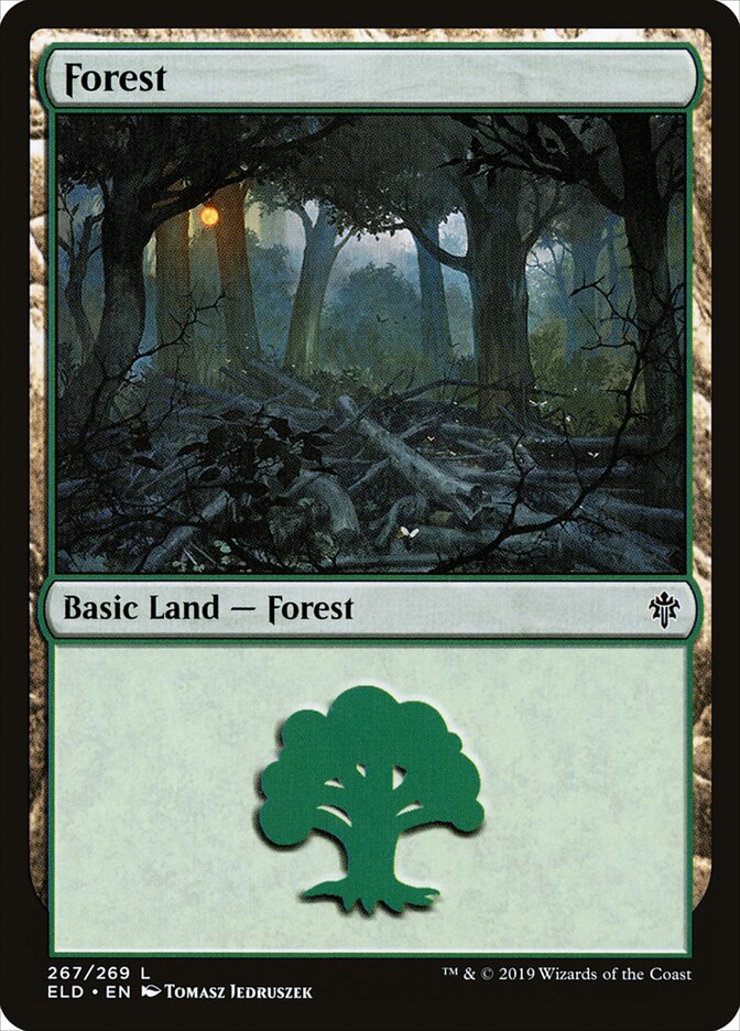 Forest (V.2) - Throne of Eldraine (Land) [ELD-267] Imagen principal del producto