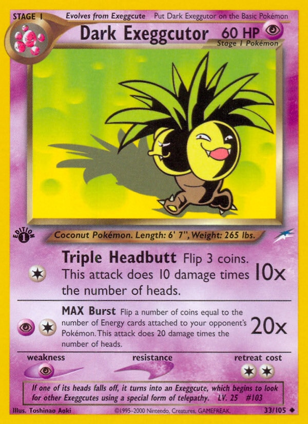 Dark Exeggutor – Neo Destiny 33 – Pokémon TCG single card | Lichcards