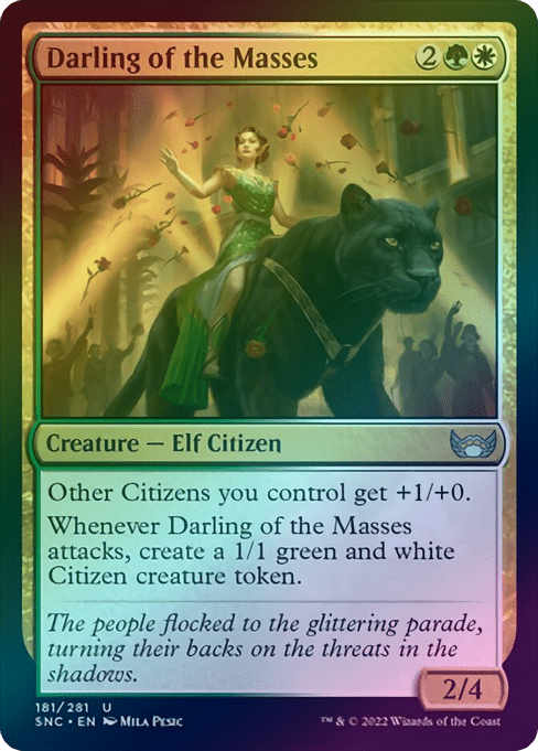 Darling of the Masses (Foil) (SNC)