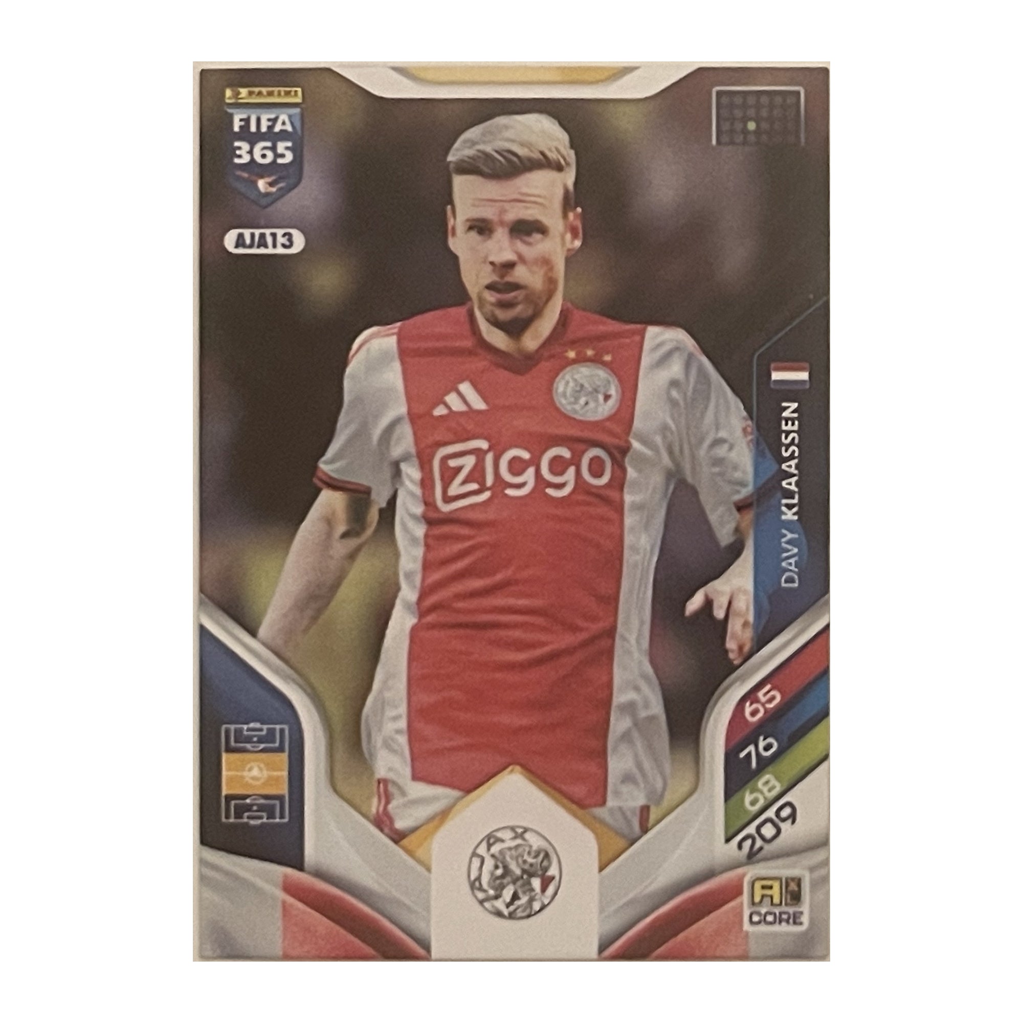 Davy Klaassen - Panini Adrenalyn XL FIFA 365 2026 (Core) [AJA13] - originele kaartvoorkant
