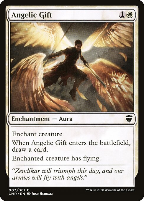 Angelic Gift – Commander Legends (CMR-7) Magic: The Gathering card