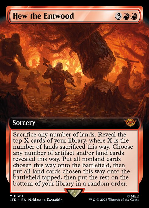 Hew the Entwood – The Lord of the Rings: Tales of Middle-earth (LTR-361) Magic: The Gathering card | LC-REM-20260804-15150971748684-db0f4510-5f40-4733-8379-2526e4f1cc79