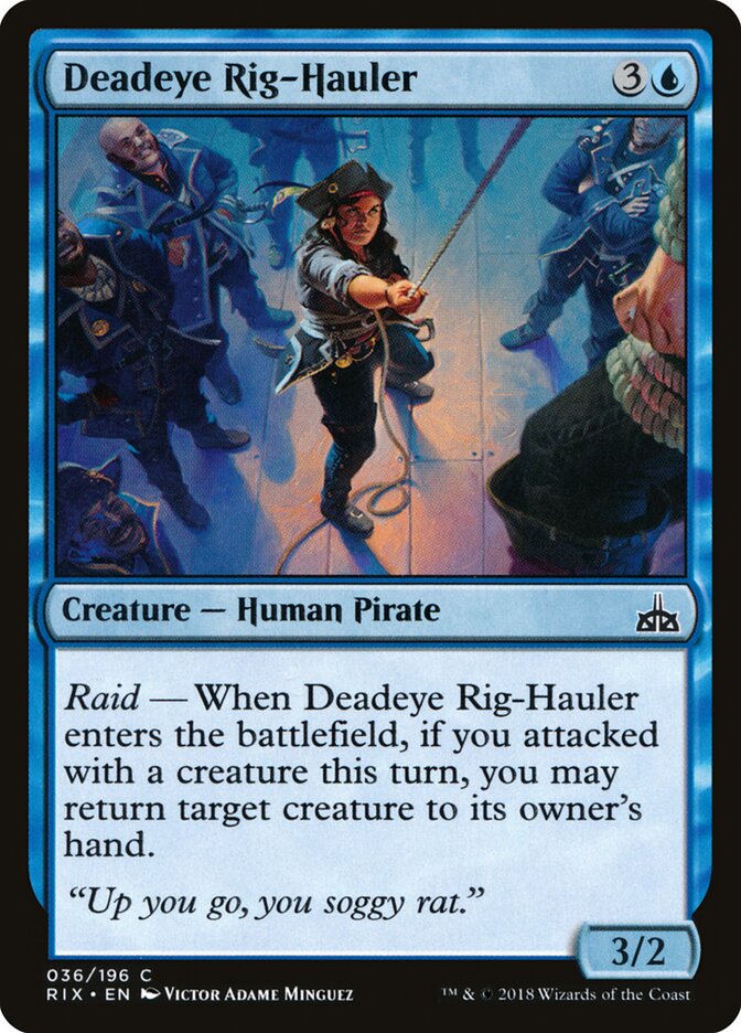 Deadeye Rig-Hauler - Rivals of Ixalan (Common) [RIX-36]