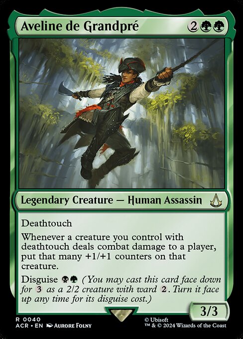 Aveline de Grandpré – Universes Beyond: Assassin's Creed (ACR-40) Magic: The Gathering card Main image