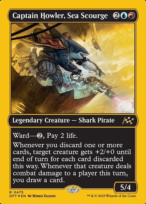 Captain Howler, Sea Scourge – Aetherdrift (DFT-475) Magic: The Gathering card | LC-REM-20260804-15339532484940-db48629b-dc1b-4609-aea2-e4833f66d894 Hauptbild